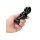 Rimly - Glass Vibrator - With Suction Cup and Remote - Rechargeable - 10 Speed - Black