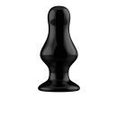 Missy - Glass Vibrator - With Suction Cup and Remote - Rechargeable - 10 Speed - Black