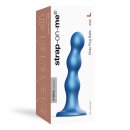 Strap-On-Me Dildo Plug Balls Metallic Blue L