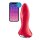 Satisfyer Rotator Plug 1+ Red - 3,8 cm