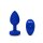 B-Vibe Vibrating Jewel Plug L/Xl Navy - 4,5 cm