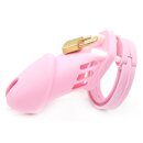 CB-6000 Silicone Male Chastity Cage Pink