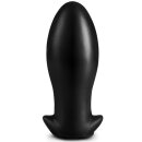 SDragon Egg Soft Silicone Butt Plug Black 10 x 4.5 cm