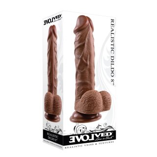 Evolved Realistic Dildo Dark 20,3cm