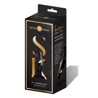 SECRET KISSES 4" HANDBLOWN GLASS PLUG