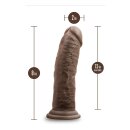 DR. Skin Dr Shepherd 8 Inch Dildo Chocolate 20,3cm