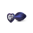 Anal Adventures Matrix Swirling Bling Plug Sapphire 3,8cm
