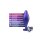 Anal Adventures Matrix Wavy Bling Plug Sapphire 3,8cm