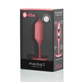 B-Vibe Snug Plug 2 Coral