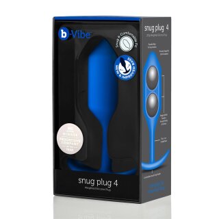 B-Vibe Snug Plug 4 Navy
