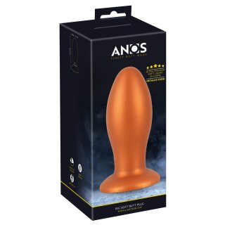 ANOS Big soft butt plug with suction cup Ø 6,4 cm