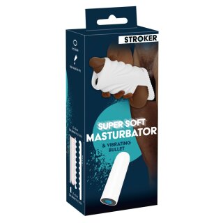 Soft and Stretchy Masturbator & Vibrating