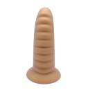 Ribbed Penis XL Shinny Flesh 30 cm