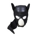 Shots Ouch! Neopren Hunde-Maske schwarz