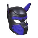 Shots Ouch! Neopren Hunde-Maske blau