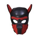 Shots Ouch! Neopren Hunde-Maske rot