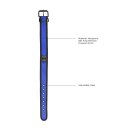 Shots Ouch! Neoprenhalsband mit Leine blau