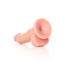 Curved Realistic Dildo  Balls  Suction Cup - 6/ 15,5 cm
