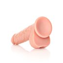 Straight Realistic Dildo  Balls  Suction Cup - 9/ 23 cm