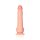 Straight Realistic Dildo  Balls  Suction Cup - 10/ 25,5 cm