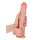 Straight Realistic Dildo  Balls  Suction Cup - 10/ 25,5 cm