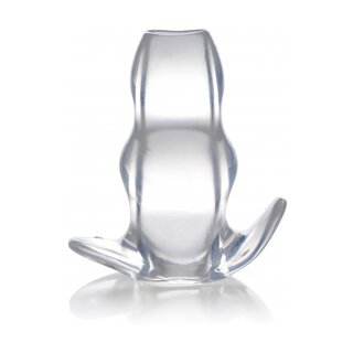 Master Series Clear View Hollow Anal Plug - Large - 5,8 cm