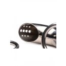 Locking Stainless Steel Chastity Cage w/ 3 Rings