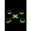 Hand & Ankle Cuffs with Hogtie - Glow in the Dark