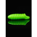 Swirl Thick Stretchy Penis Sleeve - Glow in the Dark
