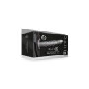 Shots Ouch! Gedrehter hohler Strap-On grau 20 cm