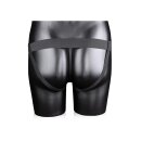 Shots Ouch! Gedrehter hohler Strap-On blau 20 cm