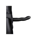 Shots Ouch! Curved Hollow Strap-On black 20 cm