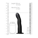 Shots Ouch! Curved Hollow Strap-On black 20 cm