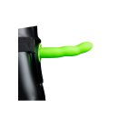 Curved Hollow Strap-on - 8 / 20 cm - Glow in the Dark