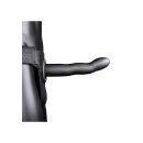 Shots Ouch! Curved Hollow Strap-On gray 20 cm