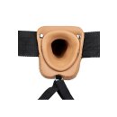 Vibrating Hollow Strap-on with Balls - 7/ 18 cm