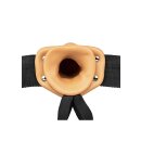 Vibrating Hollow Strap-on No Balls - 6/ 15,5 cm