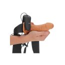 Vibrating Hollow Strap-on No Balls - 6/ 15,5 cm