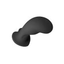 Strap U Heart On Silikon Dildo schwarz 14,5 cm