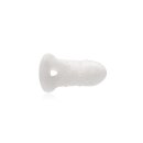 Perfect Fit Penishülle mit Noppen weiß