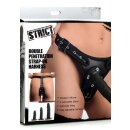 Strict Harness with Double Penetration Strap-On