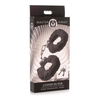 Master Series Cuffed in Fur Furry Handcuffs