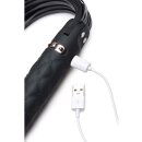 Vibra-Lasher 9X Vibrating Silicone Dildo Flogger