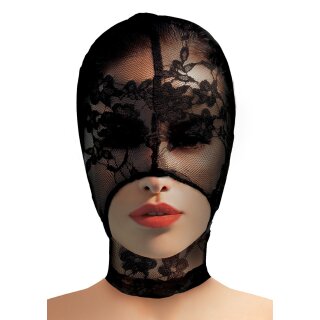 Master Series Lace Seduction Lace Bondage Hood