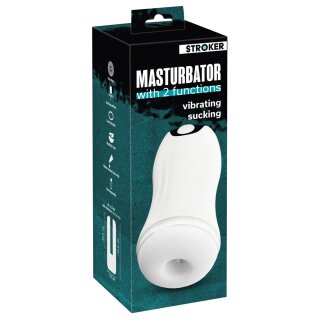 Stroker Masturbator with 2 functions