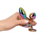 Anos Metal Butt Plug Set Rainbow
