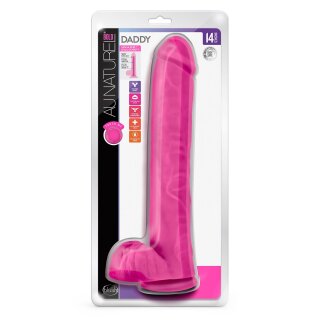 Au Naturel Bold Daddy 14" Dildo Pink - 35,5 cm