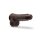 Dr. Skin Silicone Dr. Murphy 8 Inch Thrusting Dildo Chocolate - 22,2 cm