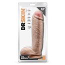 Dr. Skin Mr. Mister 10.5 Inch Dildo With Balls Beige -...