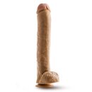 Dr. Skin Dr. Michael 14 Inch Dildo With Balls Tan - 35,5 cm